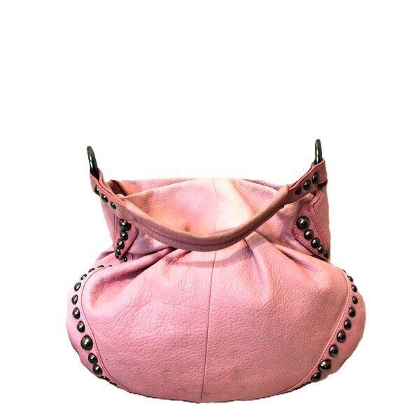 B Makosky Rare Pink Studded Bag - Picture 2 of 7